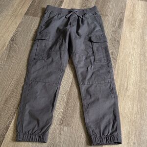 🆕 H&M Boys Cargo Jogger Pants - Dark Gray, Size 9/10